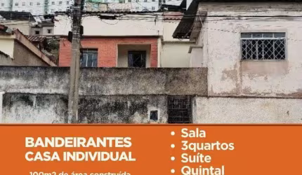 Casa com 3 dormitórios à venda, 100 m² por R$ 310.000,00 - Bandeirantes - Juiz de Fora/MG