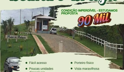 Terreno à venda, 1000 m² por R$ 90.000,00 - Belmiro Braga - Belmiro Braga/MG
