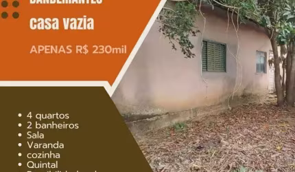 Casa com 4 dormitórios à venda, 120 m² por R$ 230.000,00 - Bandeirantes - Juiz de Fora/MG