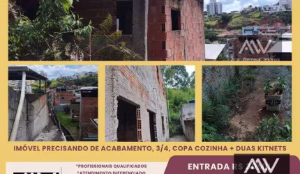 Casa com 4 dormitórios à venda, 140 m² por R$ 30.000 de entrada - Aeroporto - Juiz de Fora/MG