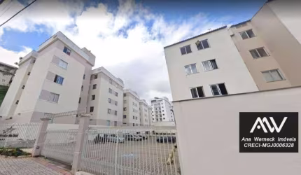 Apartamento com 2 dormitórios à venda, 45 m² por R$ 185.000 - Teixeiras - Juiz de Fora/MG