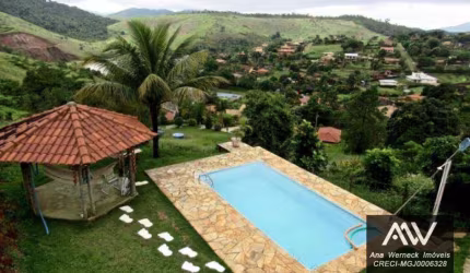 Chácara com 2 dormitórios à venda, 1000 m² por R$ 450.000.00 - Cond. Fazendinhas Miragem - Simão Pereira /MG