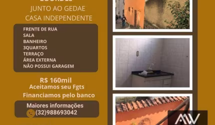 Casa com 3 dormitórios à venda, 90 m² por R$ 160.000,00 - Lourdes - Juiz de Fora/MG