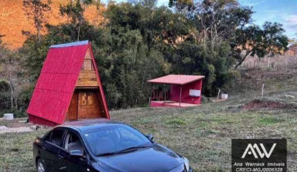 Chalé  com 1 dormitório à venda, 1000 m² por R$ 80.000,00 - Zona Rural - Pedro Teixeira /MG