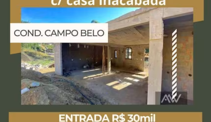 Chácara com 2 dormitórios à venda, 900 m² por R$ 30mil + 24 PARCELAS DE R$645,00 MENSAIS - Chácara/MG