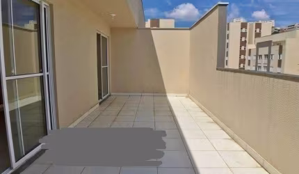 Cobertura Duplex, condomínio com excelente estrutura de lazer, 3 dormitórios, cozinha americana, 2 salas, 2 vagas de garagem, 3 quadras, portaria 24hs