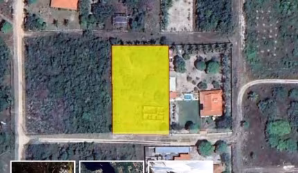 (TE0051) Terreno de 2.772 m² com 2 frentes em Aquiraz/CE