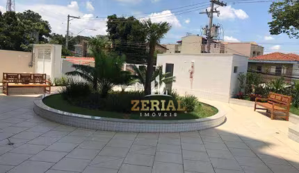 Apartamento com 2 dormitórios para alugar, 62 m² por R$ 3.568,00/mês - Jardim - Santo André/SP
