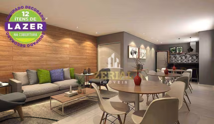 Apartamento com 2 dormitórios à venda, 42 m² por R$ 394.470,00 - Vila Sacadura Cabral - Santo André/SP
