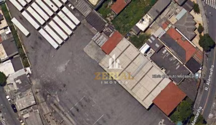 Terreno para alugar, 7027 m² por R$ 56.191,00/mês - Vila Camilópolis - Santo André/SP