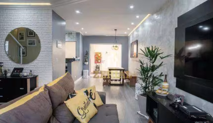 Sobrado com 3 dormitórios à venda, 118 m² por R$ 900.000,00 - Vila Homero Thon - Santo André/SP