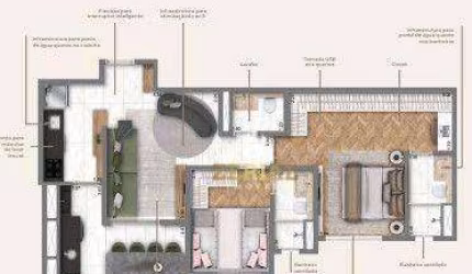 Apartamento com 2 dormitórios à venda, 75 m² por R$ 828.157,00 - Ipiranga - São Paulo/SP