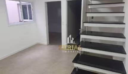 Cobertura à venda, 152 m² por R$ 636.000,00 - Vila Camilópolis - Santo André/SP