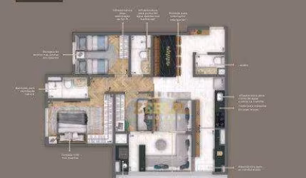 Apartamento com 3 dormitórios à venda, 82 m² por R$ 958.015,00 - Mooca - São Paulo/SP