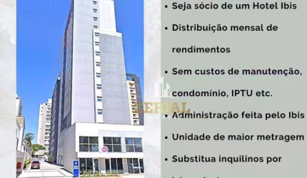 Hotel à venda, 24 m² por R$ 192.000,00 - Barcelona - São Caetano do Sul/SP