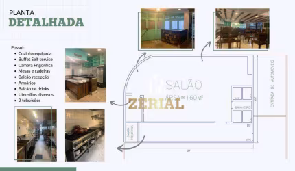 Salão para alugar, 165 m² por R$ 12.353,00/mês - Santa Paula - São Caetano do Sul/SP