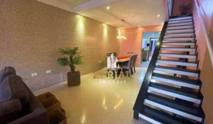 Sobrado com 3 dormitórios à venda, 136 m² por R$ 765.000,00 - Vila Francisco Matarazzo - Santo André/SP