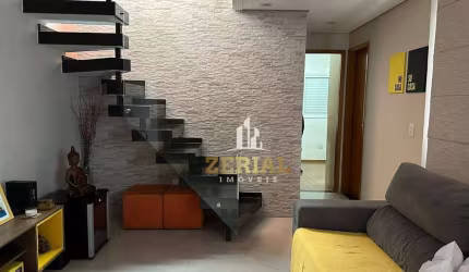Cobertura com 2 dormitórios à venda, 82 m² por R$ 495.000,00 - Campestre - Santo André/SP