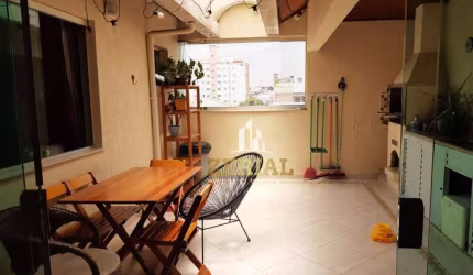 Cobertura com 3 dormitórios à venda, 104 m² por R$ 830.000 - Barcelona - São Caetano do Sul/SP