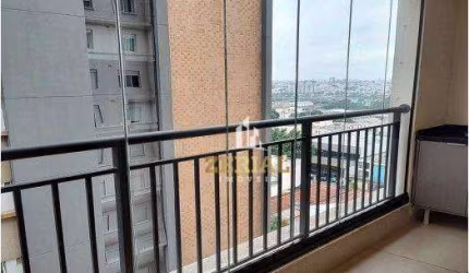 Apartamento com 2 dormitórios para alugar, 64 m² por R$ 4.193,00/mês - Campestre - Santo André/SP