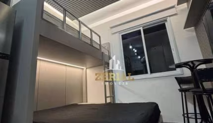 Studio com 1 dormitório para alugar, 38 m² por R$ 3.219,00/mês - Barcelona - São Caetano do Sul/SP