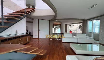 Cobertura com 5 dormitórios, 414 m² - venda por R$ 3.500.000,00 ou aluguel por R$ 17.716,00/mês - Jardim - Santo André/SP