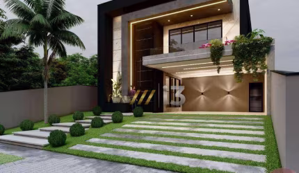 Casa com 5 dormitórios à venda, 307 m² por R$ 2.790.000,00 - Condomínio Figueira Garden - Atibaia/SP