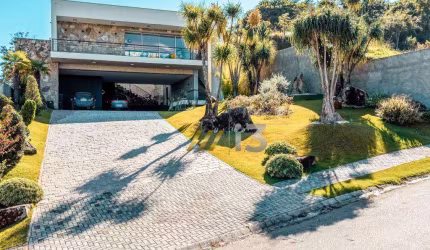 Casa com 3 dormitórios à venda, 550 m² por R$ 4.900.000,00 - Condominio Porto Atibaia - Atibaia/SP