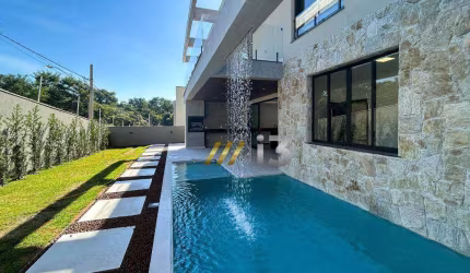 Casa com 4 dormitórios à venda, 302 m² por R$ 3.200.000,00 - Condomínio Reserva São Nicolau - Atibaia/SP