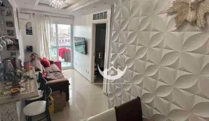 Apartamento com 1 dormitório à venda, 51 m² por R$ 370.000 - Vila Matias - Santos/SP
