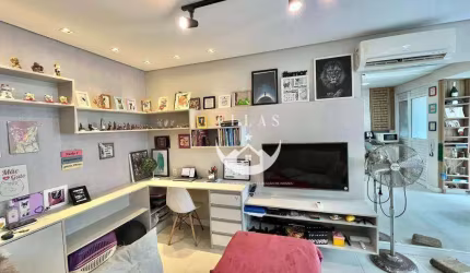 APARTAMENTO 1 DORMITÓRIO – PORTEIRA FECHADA – VILA MATHIAS, SANTOS/SP