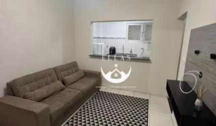 Locação – Apartamento Mobiliado com 1 Dormitório | Gonzaga – Santos/SP