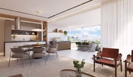 Apartamento de luxo 04 quartos em construção a venda, 188 m2, 02 suítes 3 VGS.