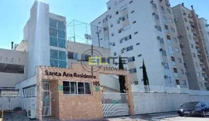 Apartamento à venda, SEMI-MOBILIADO com 02 dormitórios, sacada conjunta com a sala no Caminho Novo