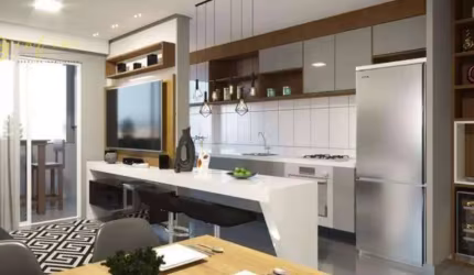 Apartamento Lançamento com 3 quartos, sendo 1 suíte à venda, 69,55 m² por R$ 801.219- Residencial Golden House - Jardim São Carlos, Sorocaba/SP