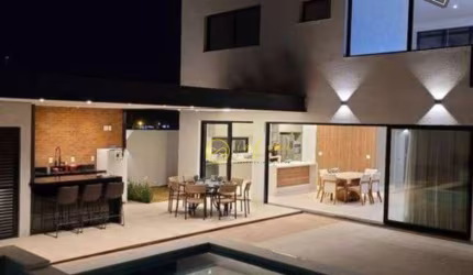 Casa  Nova de Condomínio com 3 Suítes à venda, 293 m² por R$ 2.900.000 - Alphaville Nova Esplanada IV - Votorantim/SP