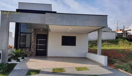 Casa Nova de Condomínio com 3 dormitórios, sendo 1 suíte  à venda, 119 m² por R$ 660.000 - Horto Florestal Villagio - Sorocaba/SP