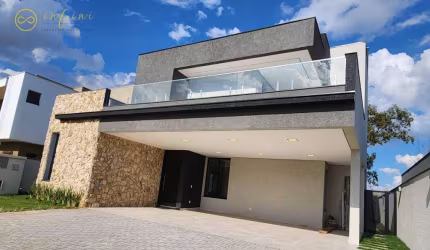 Casa Nova de Condomínio com 3 suítes  à venda, 390 m² por R$ 2.900.000 - Alphaville Nova Esplanada III - Votorantim/SP