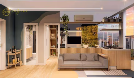 Apartamento Lançamento com 2 quartos, sendo 1 suíte à venda, 53,64 m² por R$ 318.027 - Condomínio IPA Club -  Centro - Sorocaba/SP