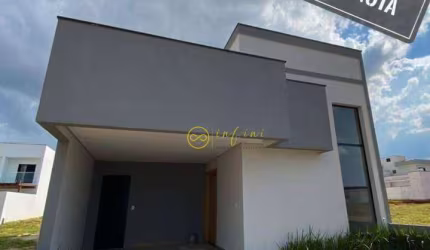 Casa Nova de Condomínio com 3 dormitórios, sendo 1 suíte à venda, 140 m² por R$ 840.000 - Condomínio Villagio Wanel - Sorocaba/SP