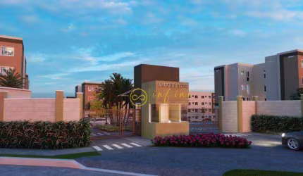 Apartamento Térreo Novo com 2 dormitórios à venda, 55 m² por R$ 260.000 - Residencial Lago de Tune - Sorocaba/SP