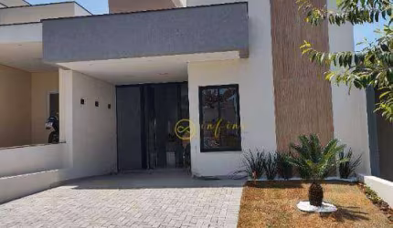 Casa Nova de Condomínio com 3 dormitórios, sendo 1 suíte  à venda, 114 m² por R$ 649.000 - Condomínio Villagio Ipanema I - Sorocaba/SP
