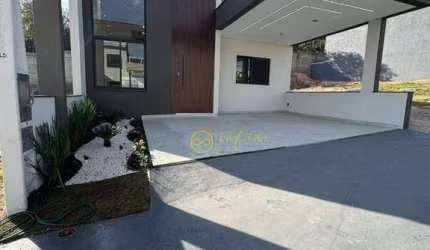 Casa Nova de Condomínio com 3 quartos, sendo 1 suíte  à venda, 117 m² por R$ 699.999 - Horto Florestal Villagio - Sorocaba/SP