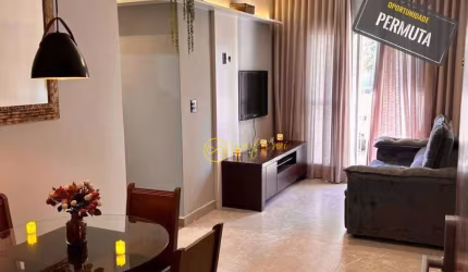 Apartamento Mobiliado com 2 quartos, 62 m² - aluguel por R$ 3.682/mês ou venda por R$ 450.000 - Condomínio Edifício San Marco - Sorocaba/SP