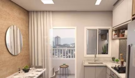 Apartamento Lançamento com 2 quartos, sendo 1 suíte à venda, 50 m² por R$ 421.045 - Condomínio Unitá - Vila Santa Rita - Sorocaba/SP