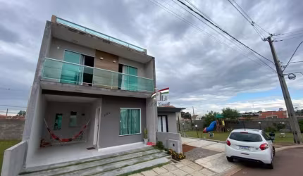 Sobrado para venda em condomínio fechado no Campo do Santana com 136m² - SO355