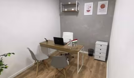 Aluguel por hora de sala comercial no Novo Mundo para desenvolver seu trabalho - SA394
