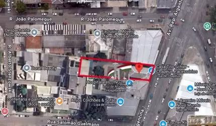 ÓTIMO TERRENO NO NOVO MUNDO PARA INVESTIMENTO À VENDA 1050m² COM 7 SALAS E 2 LOJAS - TE292