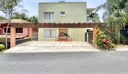Casa de luxo com 4 quartos e 2 suítes em condomínio na Pousada dos Bandeirantes, Carapicuíba-SP: 386,47 m² de área.