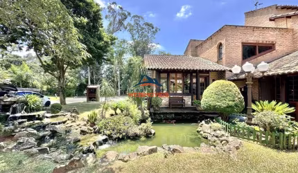 Casa de luxo em condomínio no Jardim do Golf I, Jandira-SP: 4 quartos, 4 suítes, 3 salas, 5 banheiros, 12 vagas, 300,34m².